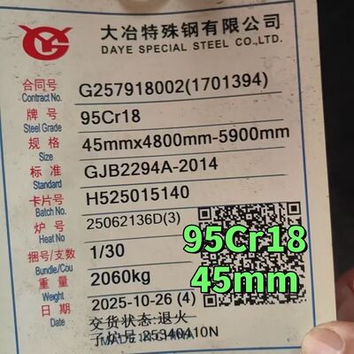 9Cr18 Martensitic thép không gỉ thanh tròn độ cứng cao 440A thép không gỉ thanh