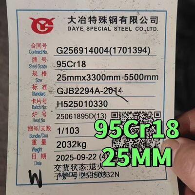 9Cr18 Martensitic thép không gỉ thanh tròn độ cứng cao 440A thép không gỉ thanh