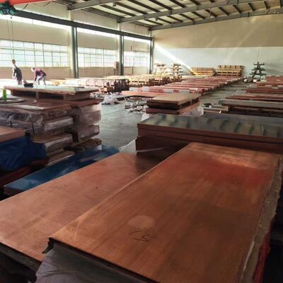 Tấm đồng nguyên chất C1100 T2 99,9% Cu Tấm cán nóng dày 0,5mm - 20mm Rộng 600mm