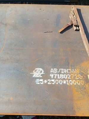 Bảng thép đóng tàu Độ dài 8000 mm Chiều rộng 2000 mm Độ dày 14 mm DH36