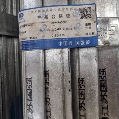 Thép carbon 12m Thanh phẳng mạ kẽm nhúng nóng S235jr A36 cho vật liệu xây dựng