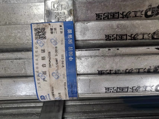 Thép cán nóng ASTM Thép nhẹ Thanh phẳng 6m Sắt mạ kẽm nhúng nóng