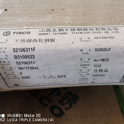 30Cr13/ EN 1.4028 / DIN X30Cr13 / JIS SUS 420J2 Bảng thép không gỉ cho các dụng cụ phẫu thuật