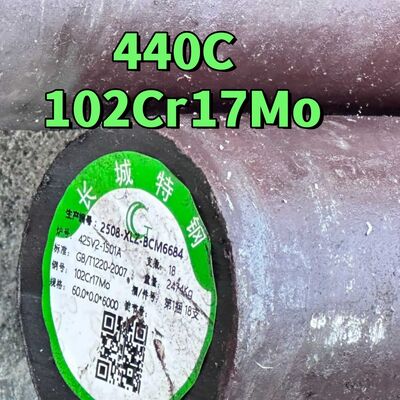 Vật liệu thép DIN 1.4125 (X105CrMo17 / AISI 440C) Thanh tròn thép không gỉ