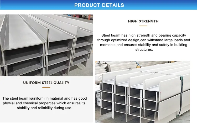 I Profile Beam 100x100x6x8mm 304 thép không gỉ H Beam Structure Welding For Building Materials 0
