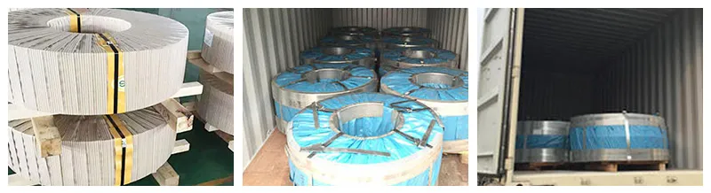 ASTM A240 AISI 310S Dải thép không gỉ cán lạnh SUS310S 1.4845 Vòng xoắn thép không gỉ 3